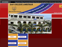 Tablet Screenshot of davcollegeasr.org